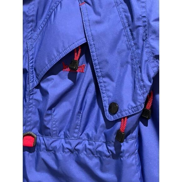 Vintage Marker LTD Vertical Light Ski/Snow Blue Jacket W/ Detachable Hood Size 6 - Picture 11 of 12
